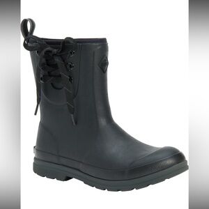 Muks Women's Black Lace-Up Boots